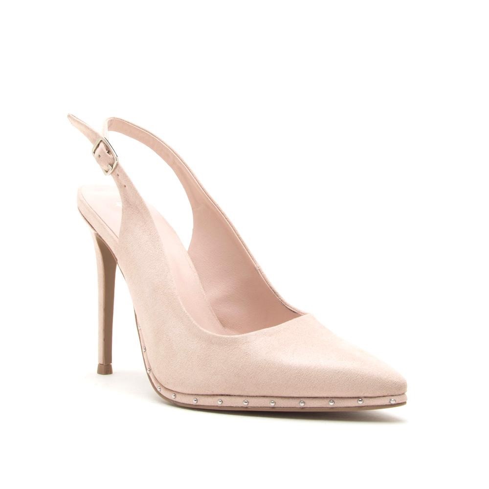 Qupid VAVA.02AX nude suede pump